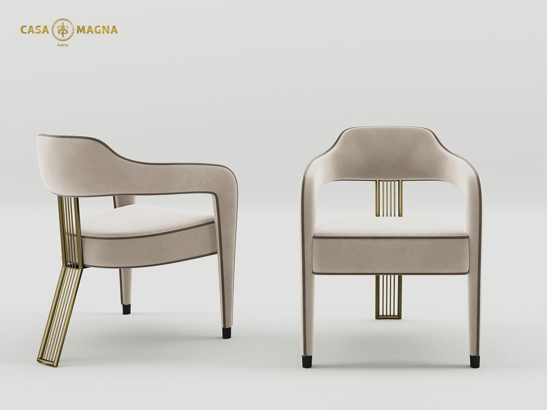 Casa Magna INVICTA II Dining Chair – 60 × 64 × 84 cm