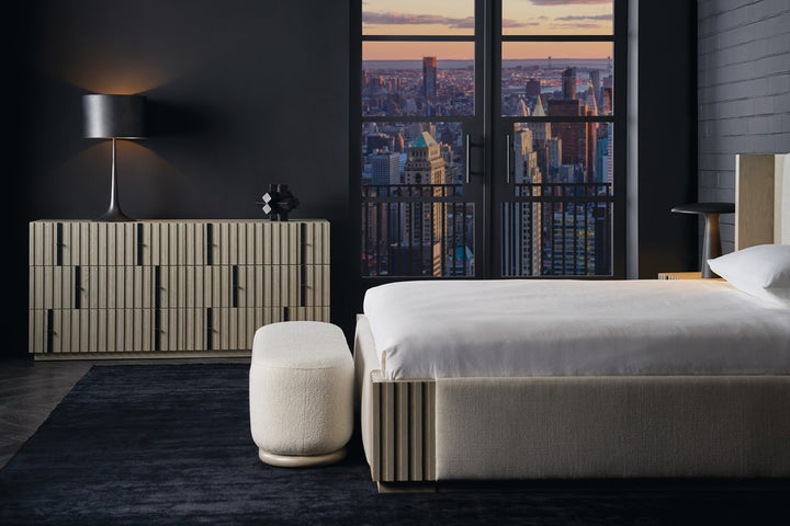 Kelly Hoppen by Caracole bed bench upholstered bench KHU-022-083 from Instylior