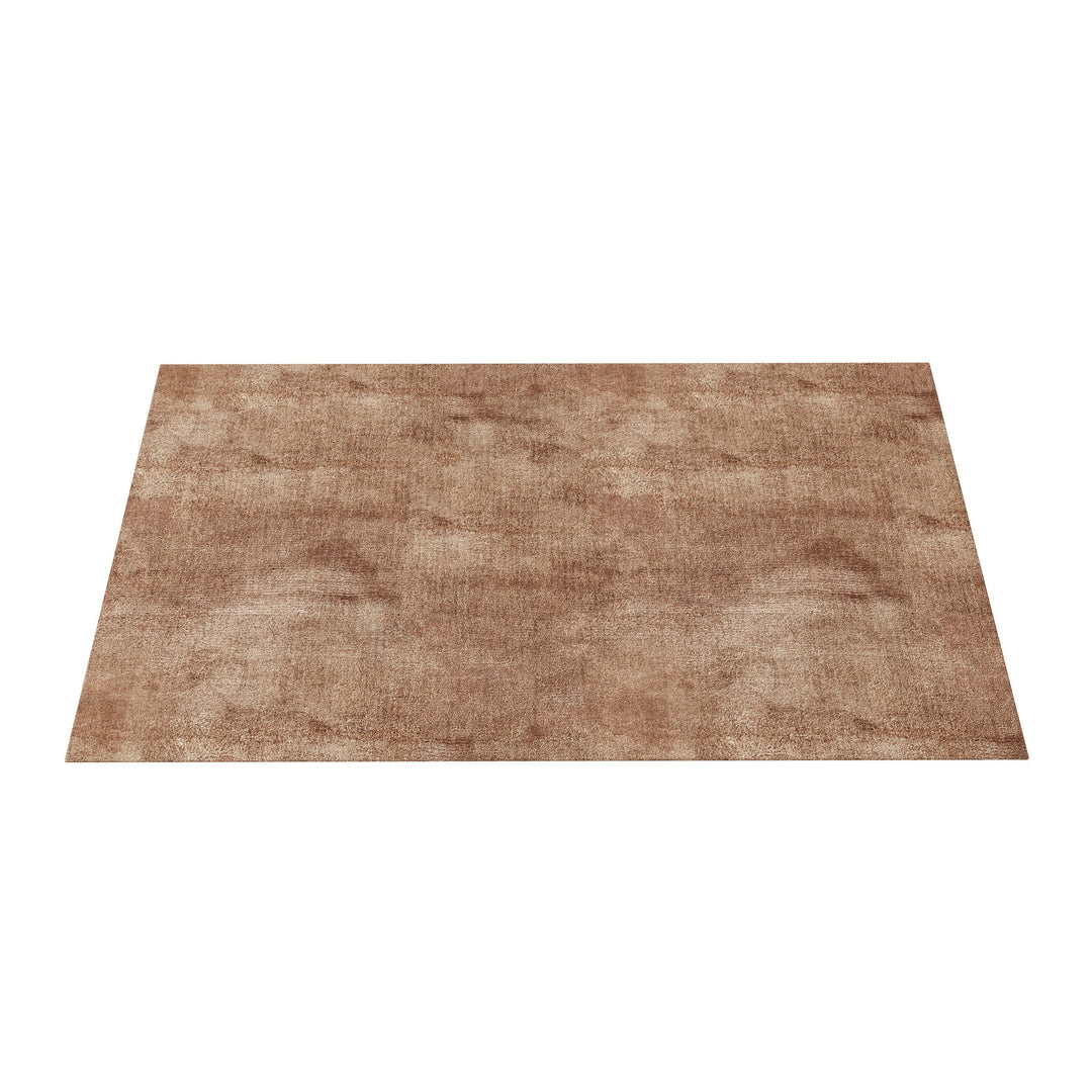 Dôme Deco LAKE Teppich 200 × 300 in Braun – rechteckiger Designteppich für elegante Wohnräume