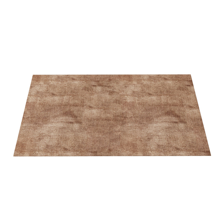 Dôme Deco LAKE Teppich 200 × 300 in Braun – rechteckiger Designteppich für elegante Wohnräume