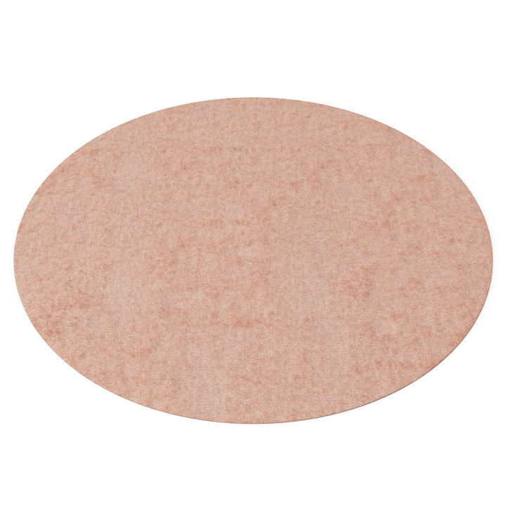 Dôme Deco LAKE Teppich 300 in Rosé – runder Designteppich für elegante Wohnräume