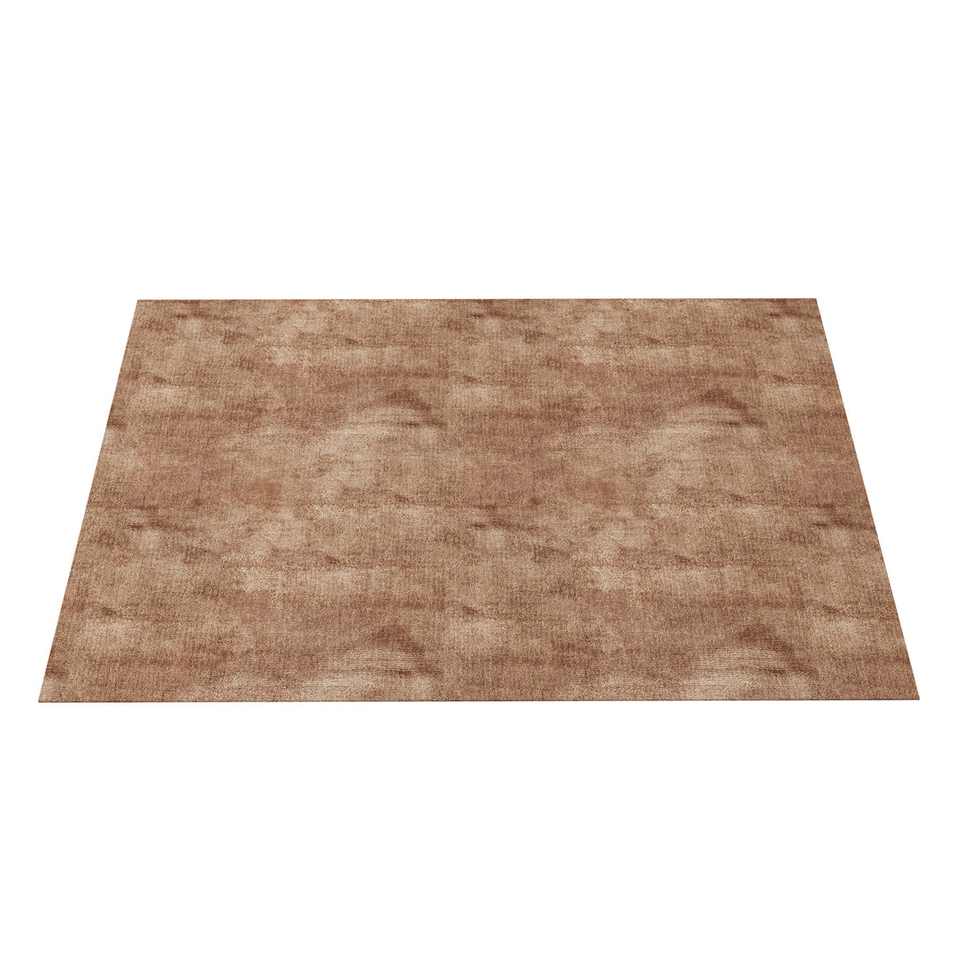 Dôme Deco LAKE Teppich 300 × 400 in Braun – rechteckiger Designteppich für elegante Wohnräume