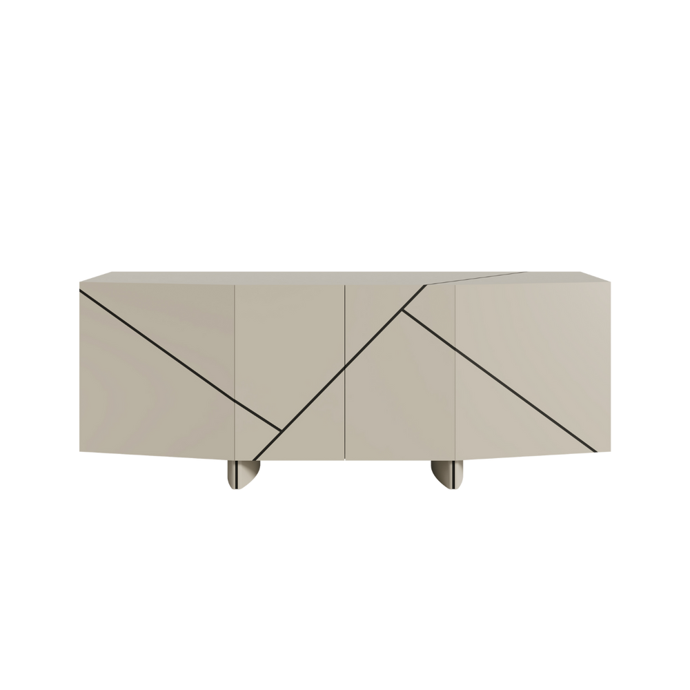 Casa Magna LORCA Sideboard – 200 × 50 × 76 cm – Ansicht 2