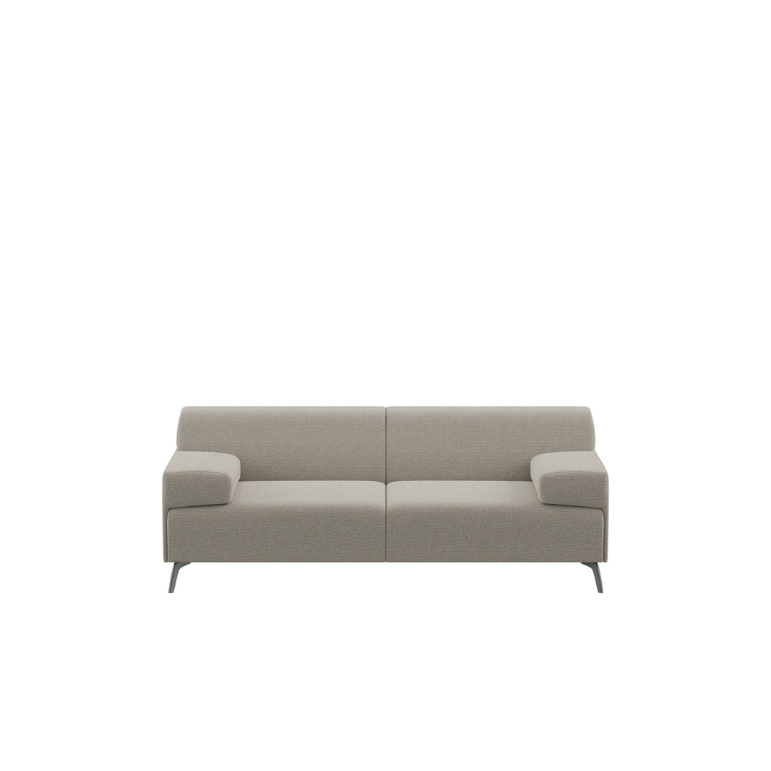 Dôme Deco LUGANO Sofa in Creme, 250 cm – Designsofa im modernen Dôme-Deco-Stil