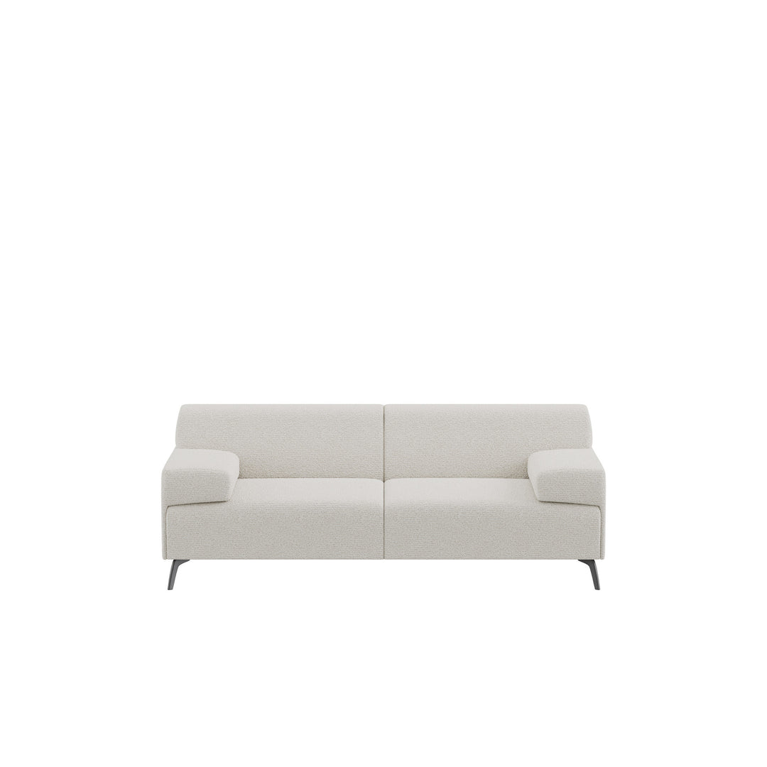 Dôme Deco LUGANO Sofa in Creme, 250 cm – Designsofa im modernen Dôme-Deco-Stil