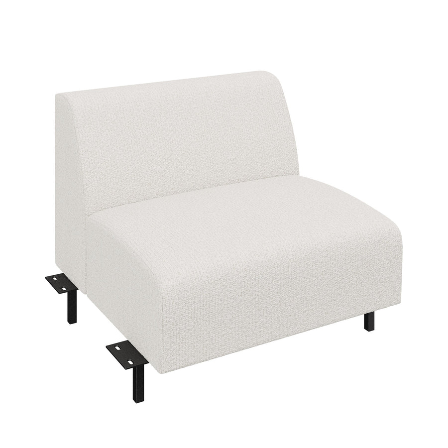 Dôme Deco LUGANO Modul Rückenlehne in Creme – modulares Designsofa für moderne Wohnräume