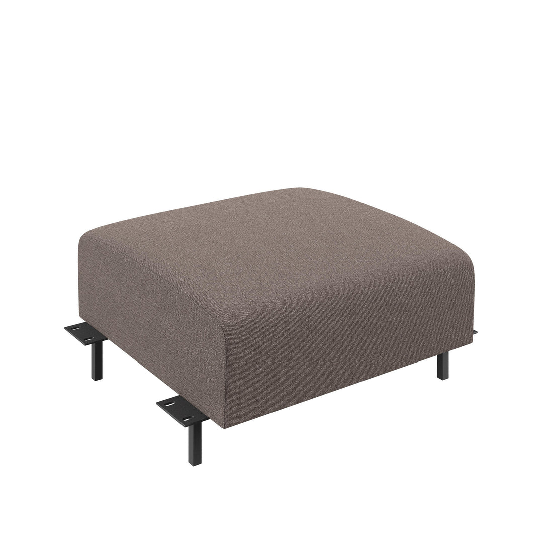 Dôme Deco LUGANO Modul Hocker in Creme – modulares Designsofa für moderne Wohnräume