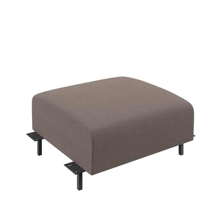 Dôme Deco LUGANO Modul Hocker in Creme – modulares Designsofa für moderne Wohnräume