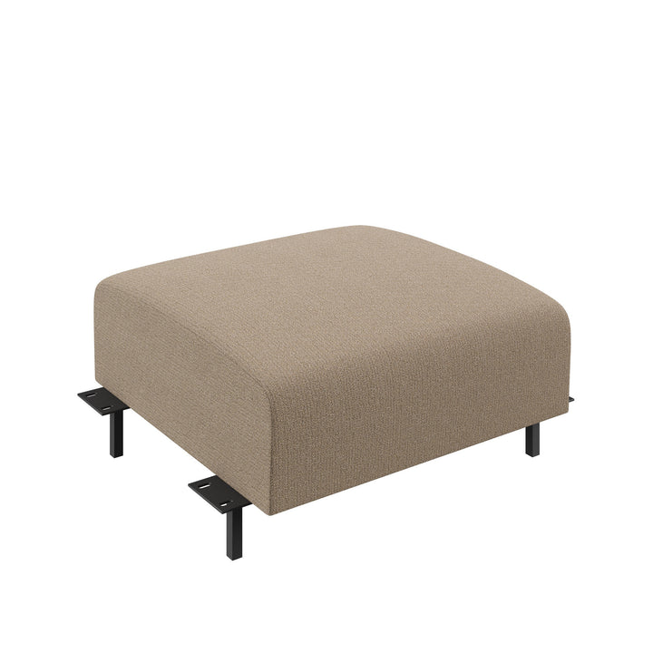 Dôme Deco LUGANO Modul Hocker in Creme – modulares Designsofa für moderne Wohnräume