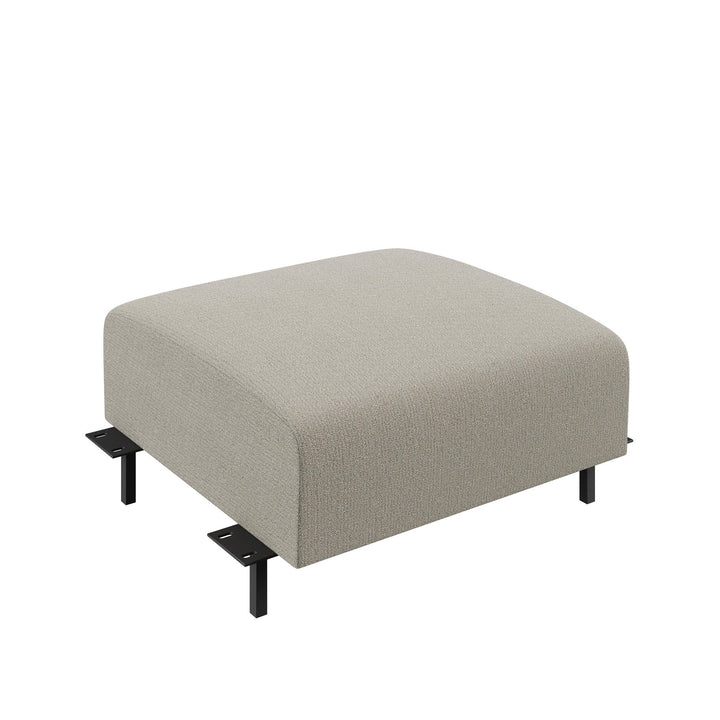 Dôme Deco LUGANO Modul Hocker in Creme – modulares Designsofa für moderne Wohnräume