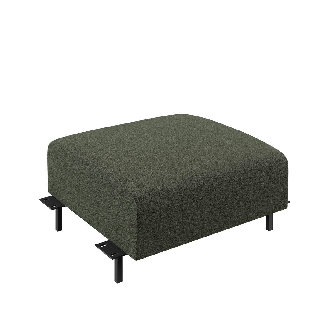 Dôme Deco LUGANO Modul Hocker in Creme – modulares Designsofa für moderne Wohnräume