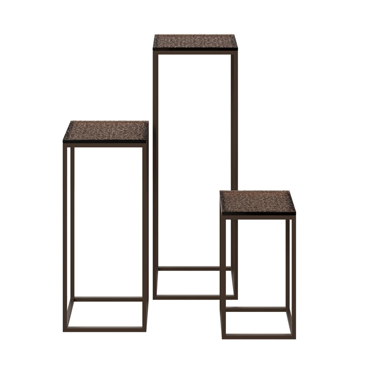 Dôme Deco SILAY Konsolen-Set in Braun – Design-Wohnaccessoire im modernen Dôme-Deco-Stil