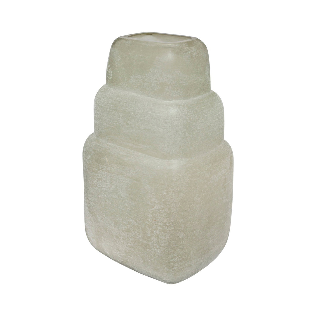 Dôme Deco ZOLA Vase L in Creme, Large – dekorative Designvase für elegante Interieurs