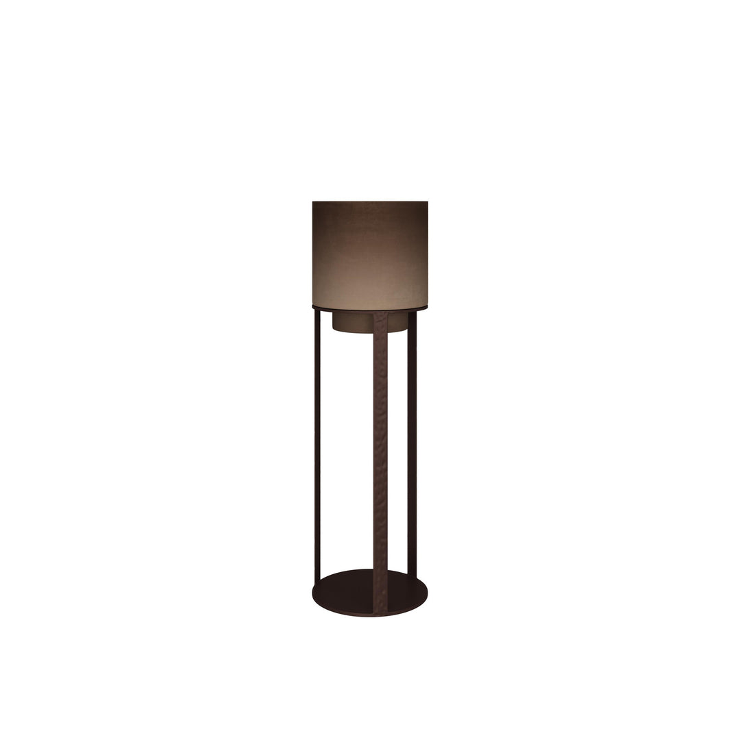 Dôme Deco UZON Windlicht S in Braun, Small – dekoratives Windlicht für stimmungsvolles Kerzenlicht