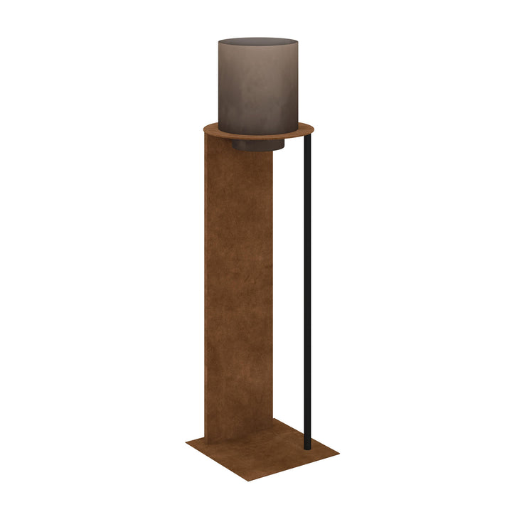 Dôme Deco IRAZU Windlicht M in Taupe, Medium – dekoratives Windlicht für stimmungsvolles Kerzenlicht
