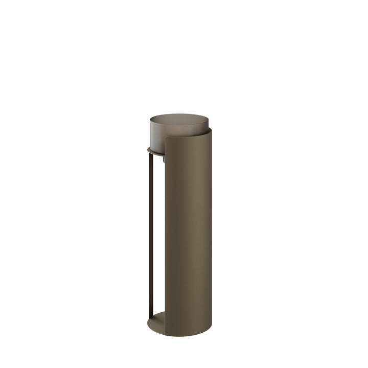 Dôme Deco KATLA Windlicht S in Braun, Small – dekoratives Windlicht für stimmungsvolles Kerzenlicht