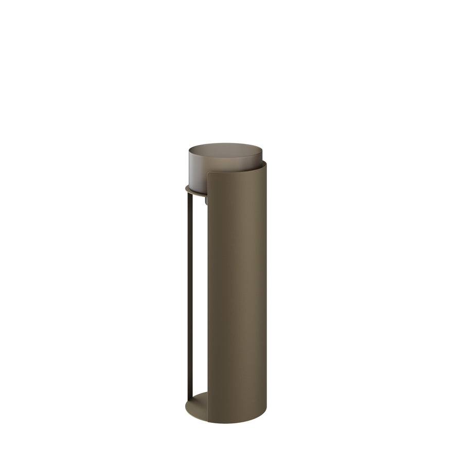Dôme Deco KATLA Windlicht S in Braun, Small – dekoratives Windlicht für stimmungsvolles Kerzenlicht