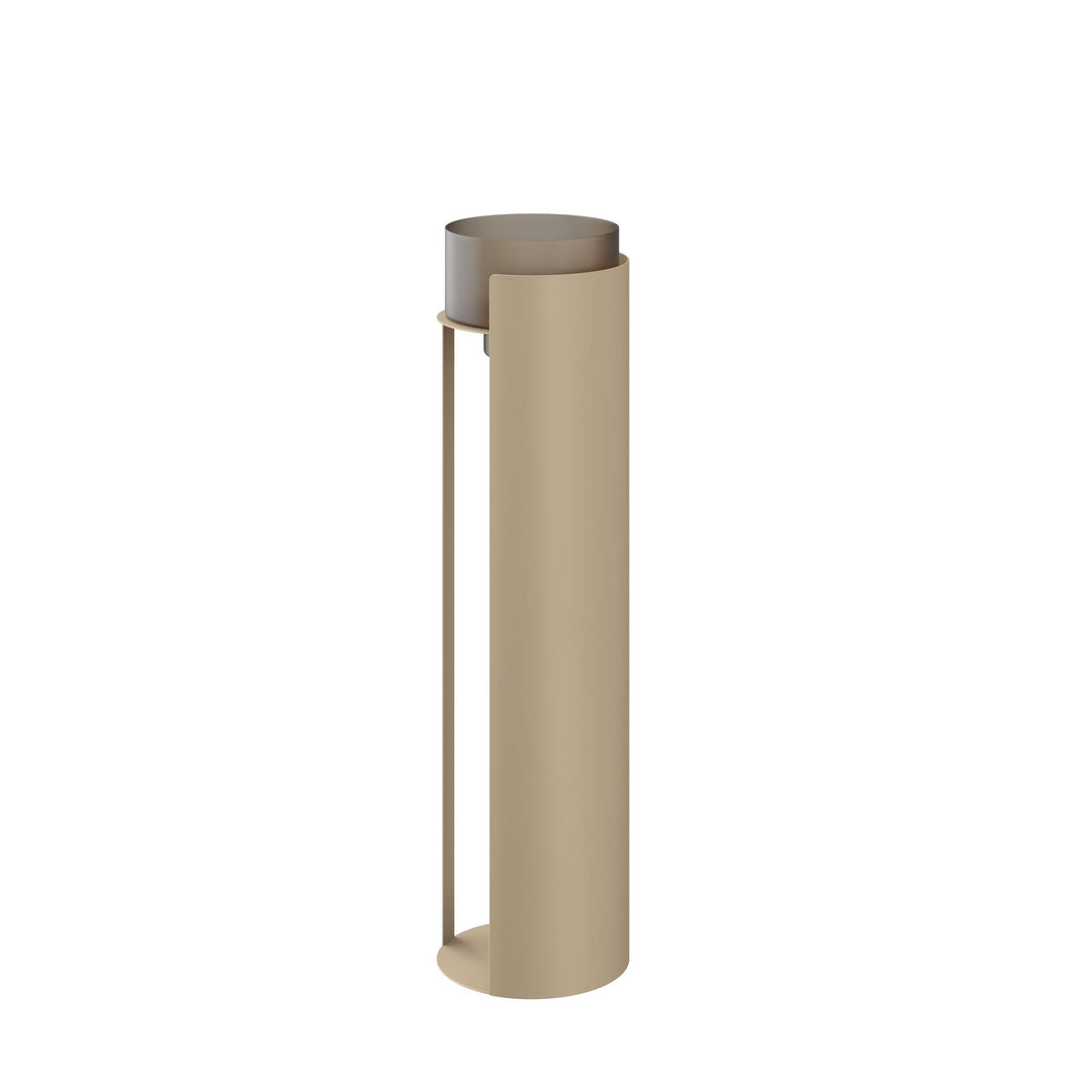 Dôme Deco KATLA Windlicht M in Taupe, Medium – dekoratives Windlicht für stimmungsvolles Kerzenlicht