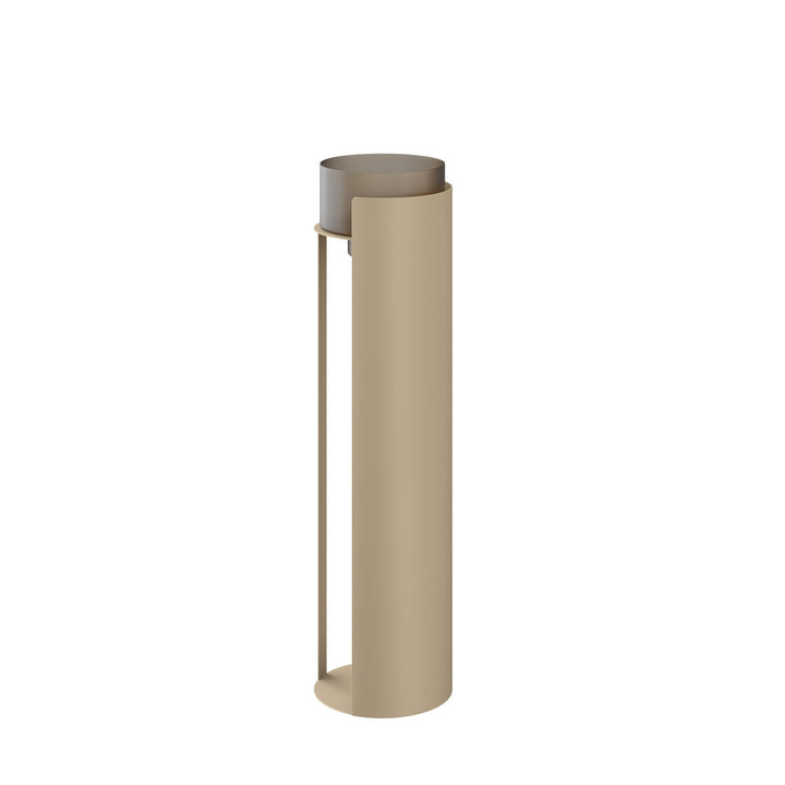 Dôme Deco KATLA Windlicht M in Taupe, Medium – dekoratives Windlicht für stimmungsvolles Kerzenlicht