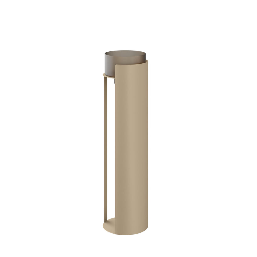 Dôme Deco KATLA Windlicht M in Taupe, Medium – dekoratives Windlicht für stimmungsvolles Kerzenlicht