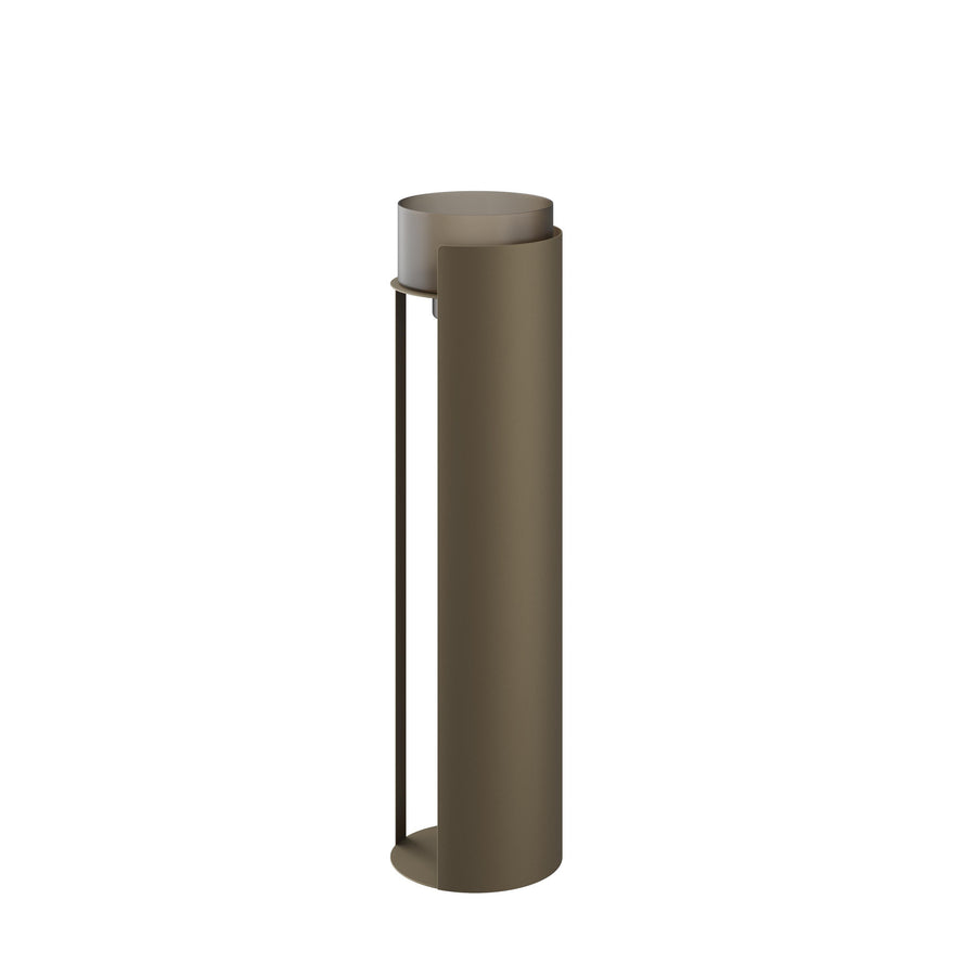 Dôme Deco KATLA Windlicht M in Braun, Medium – dekoratives Windlicht für stimmungsvolles Kerzenlicht