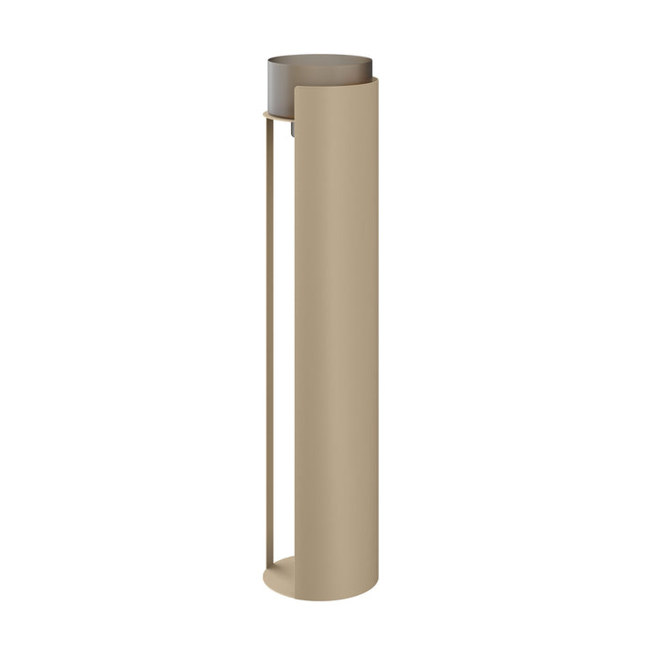 Dôme Deco KATLA Windlicht L in Taupe, Large – dekoratives Windlicht für stimmungsvolles Kerzenlicht