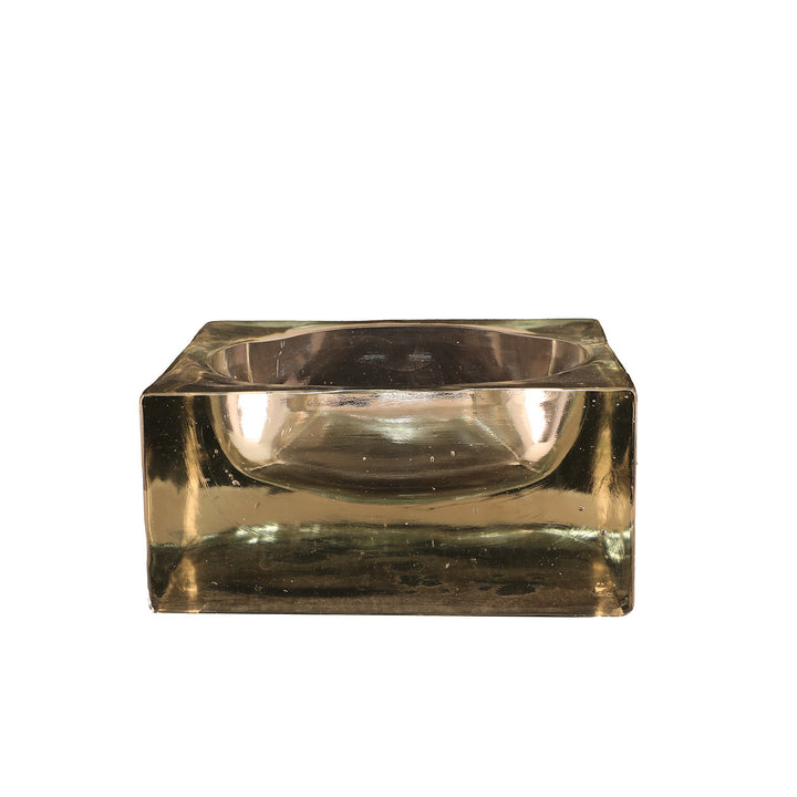Dôme Deco EDGAR Dekoschale in Transparent – dekoratives Designobjekt für Tisch und Sideboard