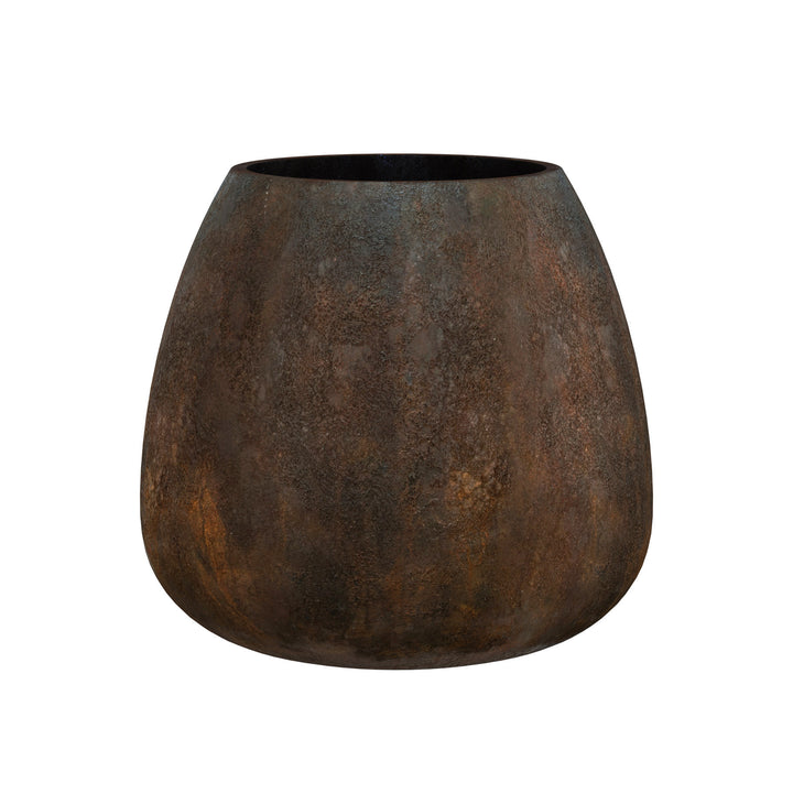 Dôme Deco ARECA Pflanzgefäß M in Braun, Medium – Design-Pflanzgefäß für moderne Interieurs