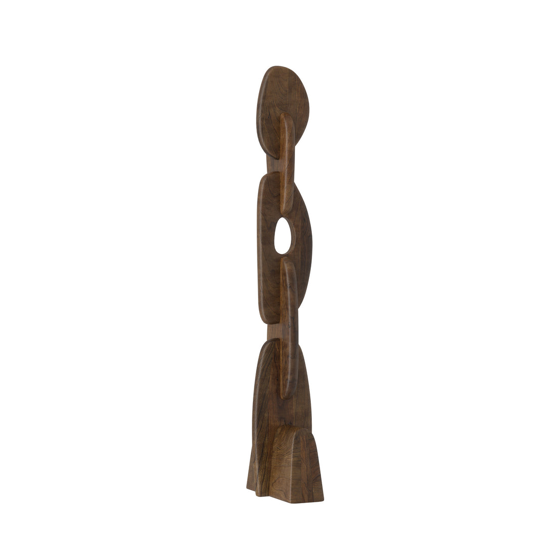 Dôme Deco ARVON Skulptur in Braun – moderne Designskulptur als Wohnaccessoire