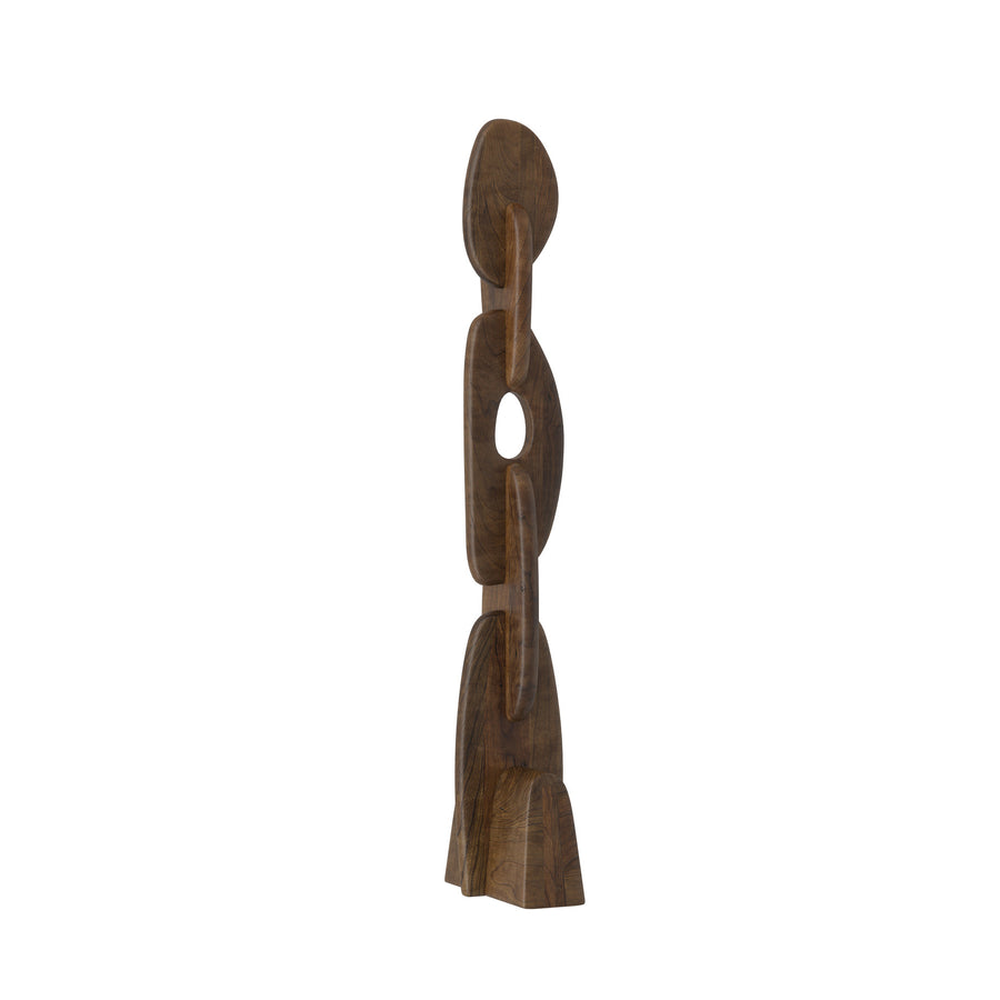 Dôme Deco ARVON Skulptur in Braun – moderne Designskulptur als Wohnaccessoire