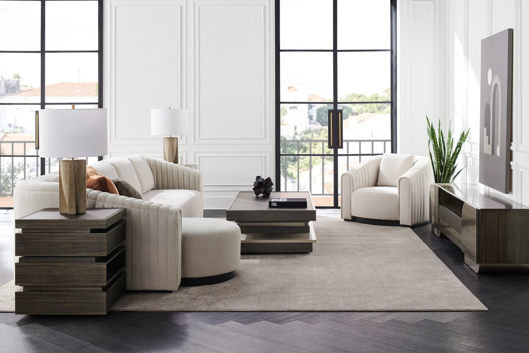 Caracole side panel right modular sofa M130-421-RH1-A from Instylior