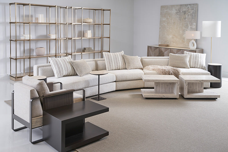 Caracole modular sofa side panel right M140-022-RL1-A from Instylior
