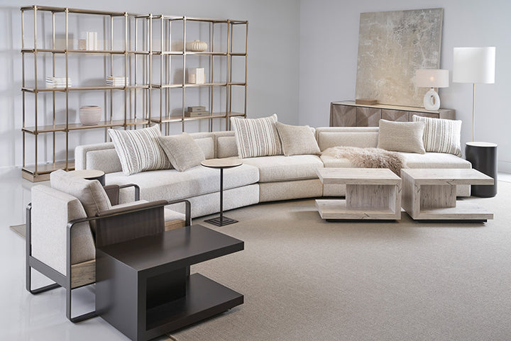 Caracole modular sofa side panel right M140-022-RL1-A from Instylior