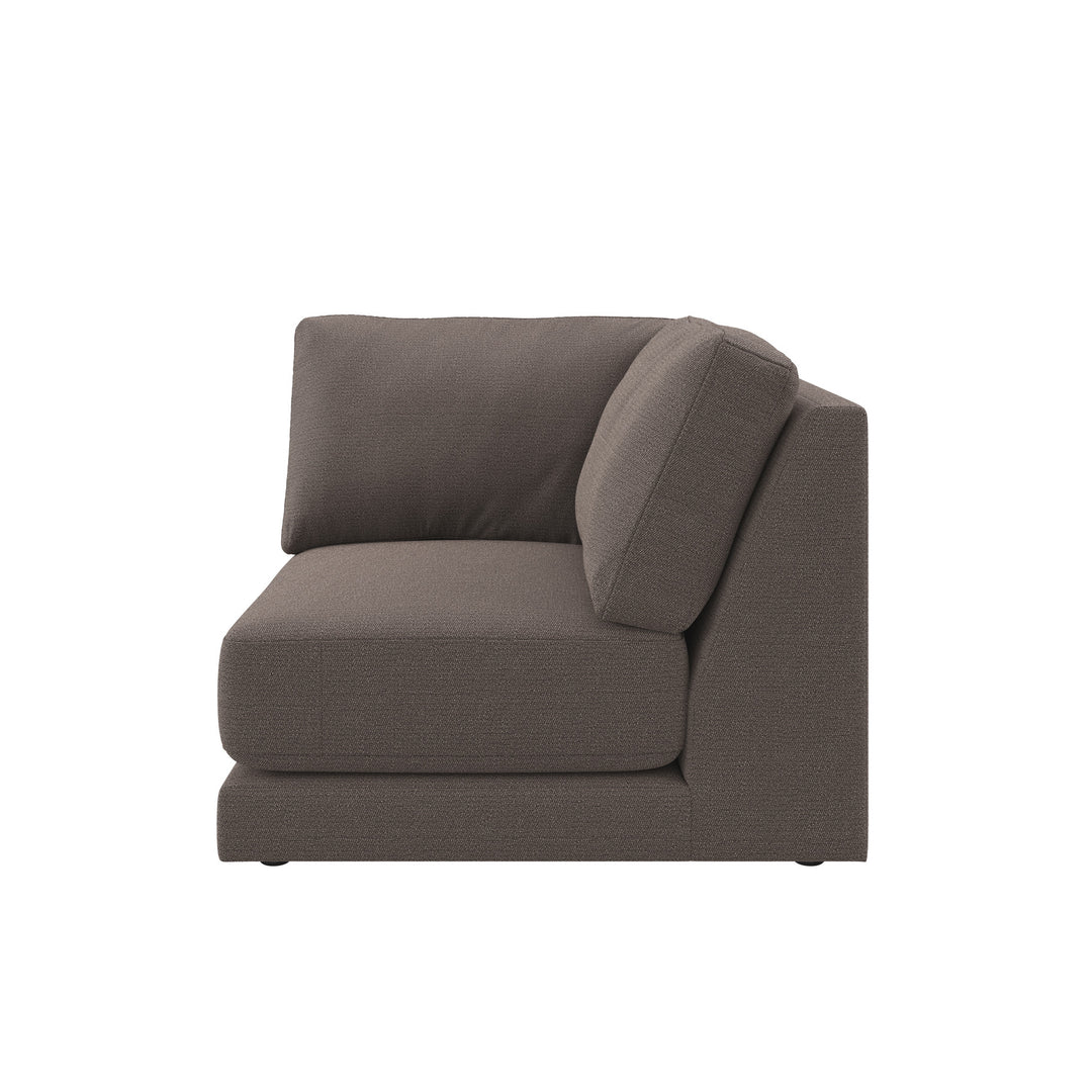 Dôme Deco MONZA Modul Eckmodul in Creme – modulares Designsofa für moderne Wohnräume