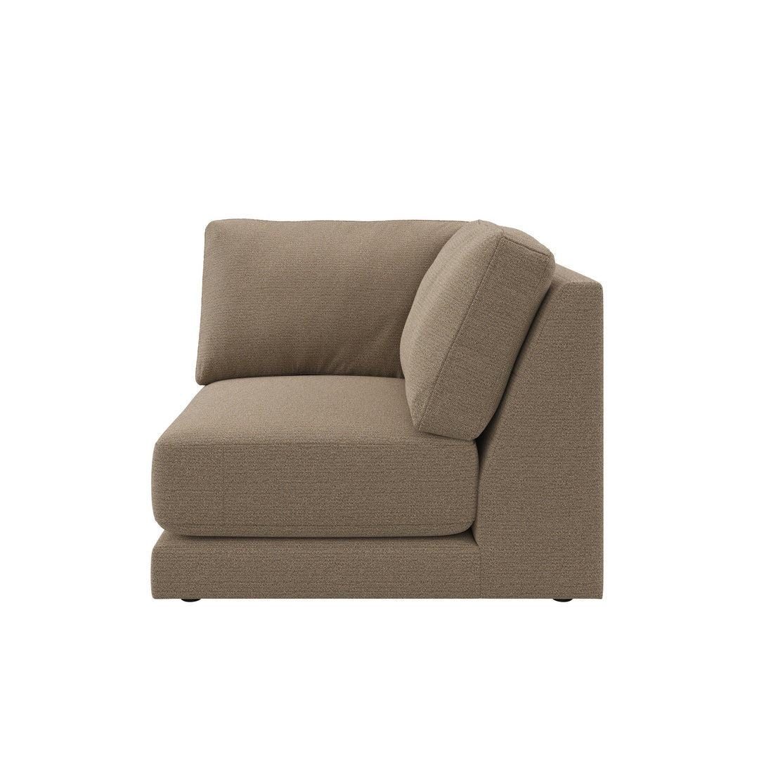 Dôme Deco MONZA Modul Eckmodul in Creme – modulares Designsofa für moderne Wohnräume