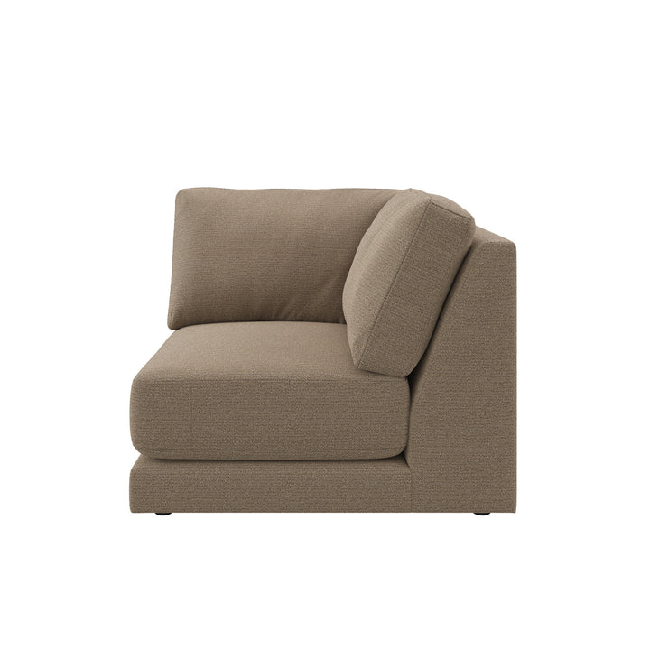 Dôme Deco MONZA Modul Eckmodul in Creme – modulares Designsofa für moderne Wohnräume