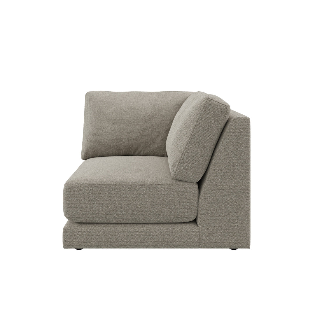 Dôme Deco MONZA Modul Eckmodul in Creme – modulares Designsofa für moderne Wohnräume
