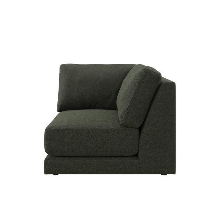 Dôme Deco MONZA Modul Eckmodul in Creme – modulares Designsofa für moderne Wohnräume