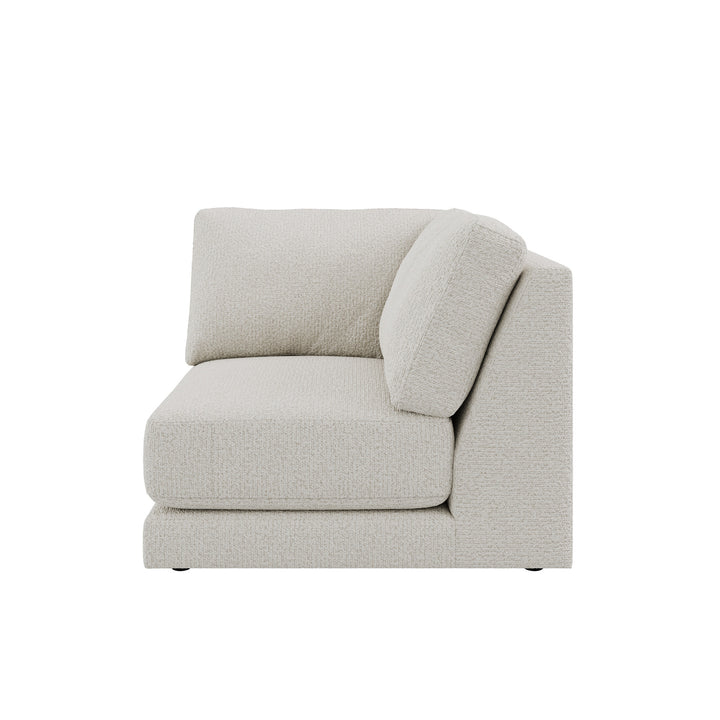 Dôme Deco MONZA Modul Eckmodul in Creme – modulares Designsofa für moderne Wohnräume