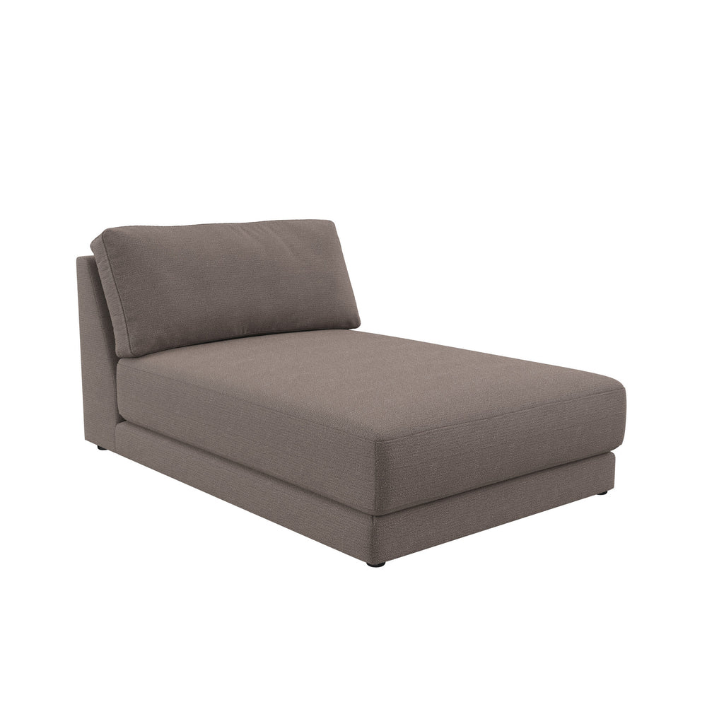 Dôme Deco MONZA Chaiselongue in Creme – modulares Designsofa für moderne Wohnräume