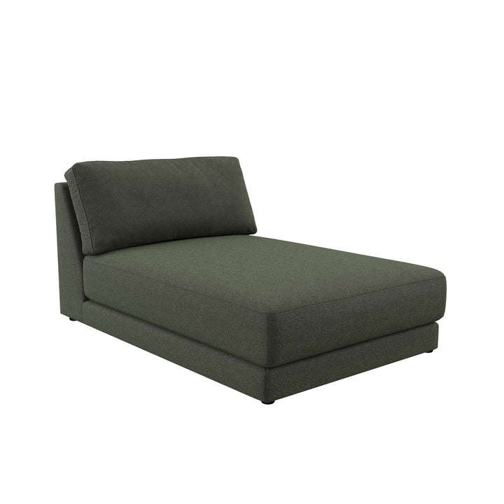 Dôme Deco MONZA Chaiselongue in Creme – modulares Designsofa für moderne Wohnräume
