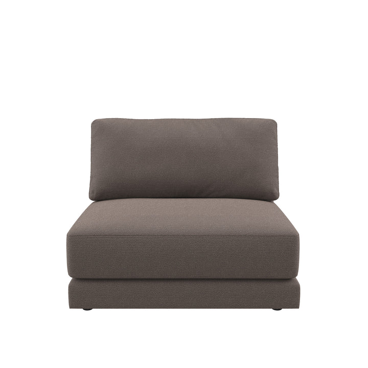 Dôme Deco MONZA Modul Rückenlehne 105 in Creme – modulares Designsofa für moderne Wohnräume