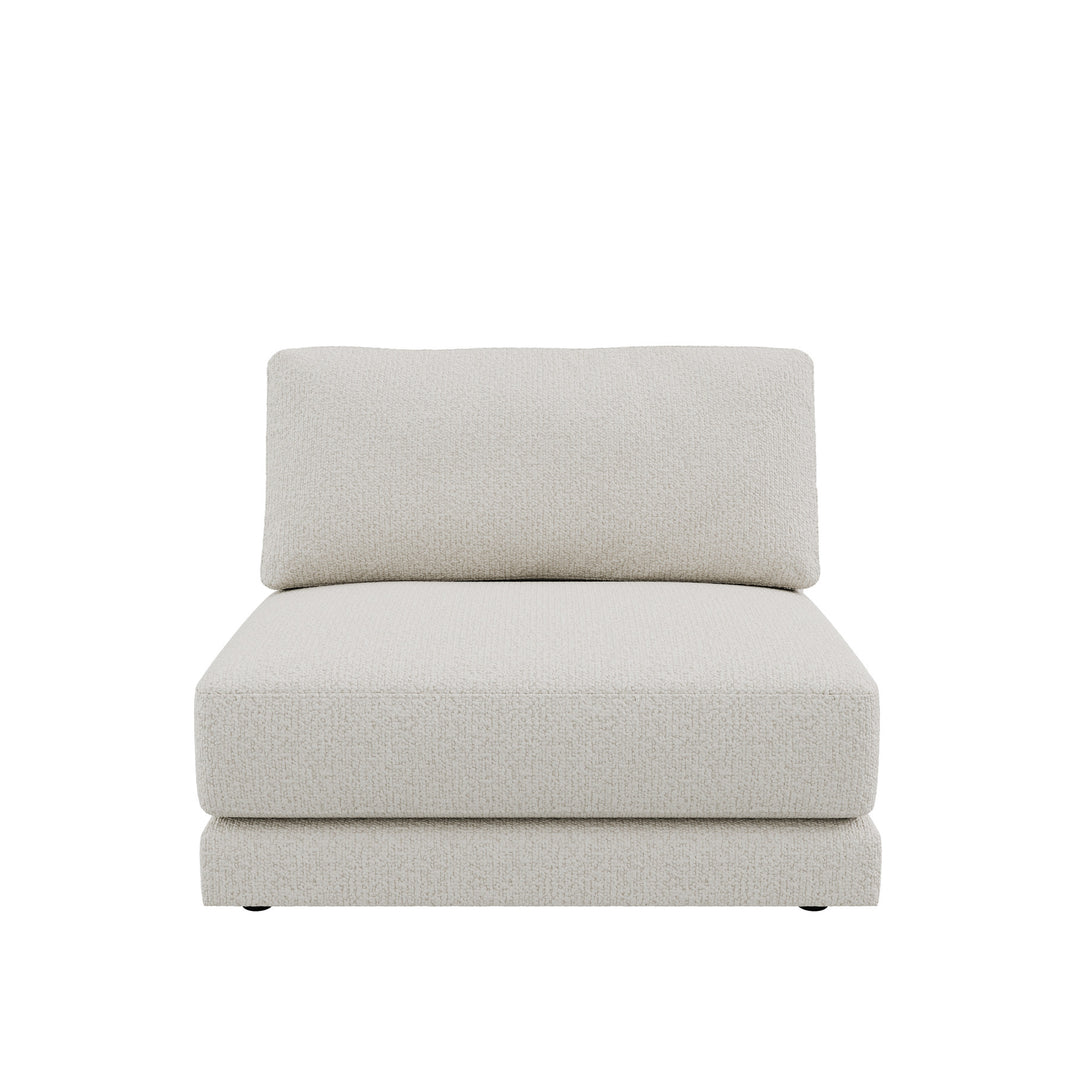 Dôme Deco MONZA Modul Rückenlehne 105 in Creme – modulares Designsofa für moderne Wohnräume