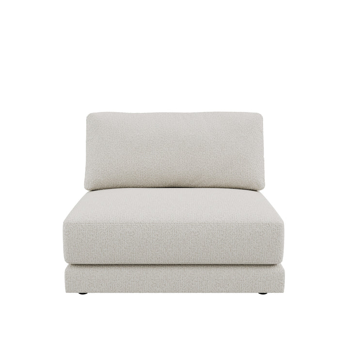Dôme Deco MONZA Modul Rückenlehne 105 in Creme – modulares Designsofa für moderne Wohnräume