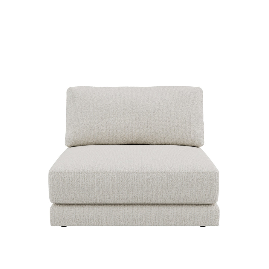 Dôme Deco MONZA Modul Rückenlehne 105 in Creme – modulares Designsofa für moderne Wohnräume