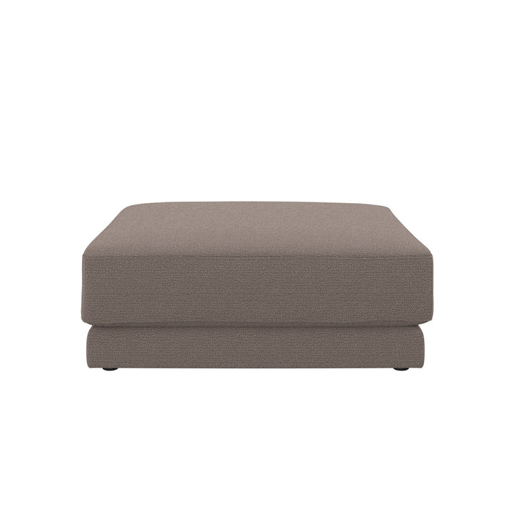 Dôme Deco MONZA Hocker in Creme – Designhocker für moderne Wohnräume