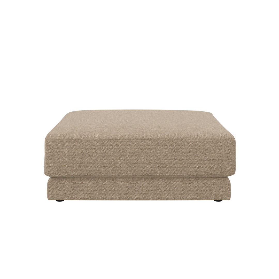 Dôme Deco MONZA Hocker in Creme – Designhocker für moderne Wohnräume