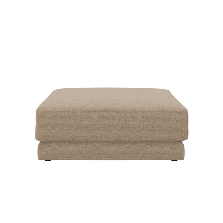 Dôme Deco MONZA Hocker in Creme – Designhocker für moderne Wohnräume