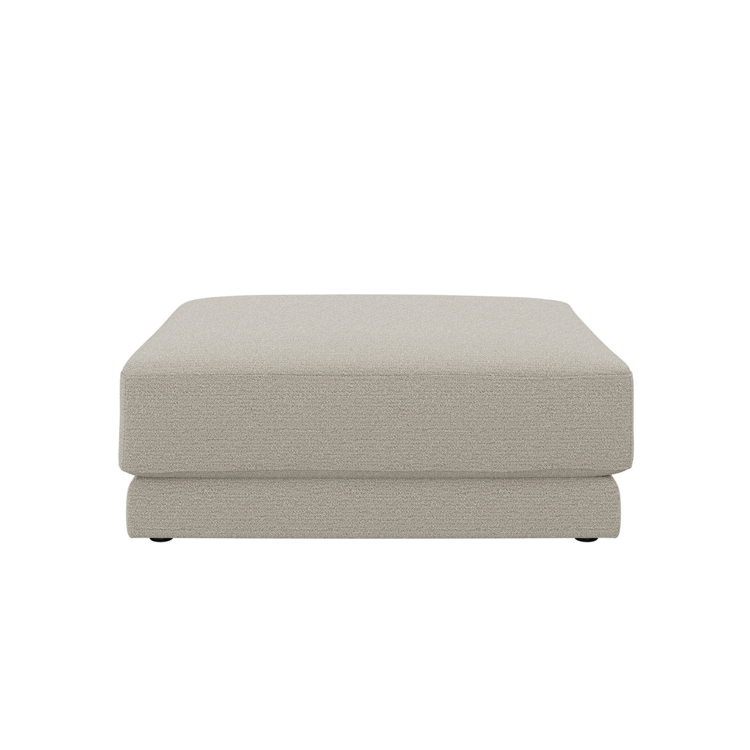 Dôme Deco MONZA Hocker in Creme – Designhocker für moderne Wohnräume
