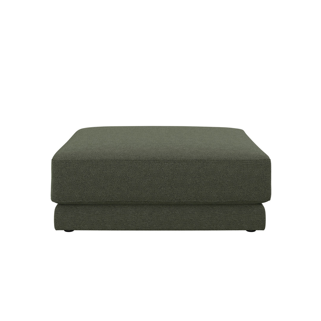 Dôme Deco MONZA Hocker in Creme – Designhocker für moderne Wohnräume